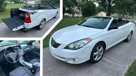 Toyota Solara Convertible With A Pickup Twist Is Party At The Front And ...