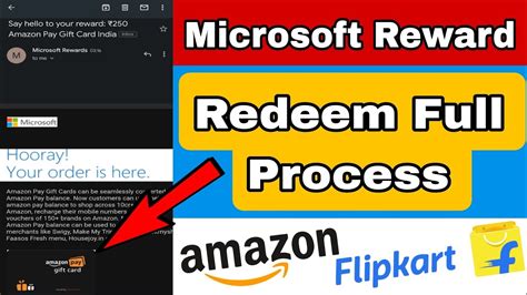 Microsoft Reward Redeem Kaise Kare How To Redeem Microsoft Reward Amazon And Flipkart T