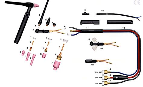 WP20 Tig Parts Breakdown