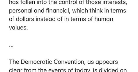 In 1940 Fdr Wrote A Letter Declining The Presidential Nomination For A Third Term His Quote