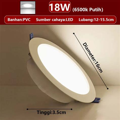 Jual Raja LampuPANEL LED LAMPU DOWNLIGHT LED 3 WARNA Downlight Panel