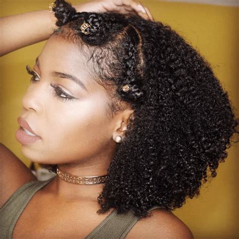 35 Gorgeous Natural Hairstyles For Medium Length Hair Medium Length Hair Styles Hair Lengths