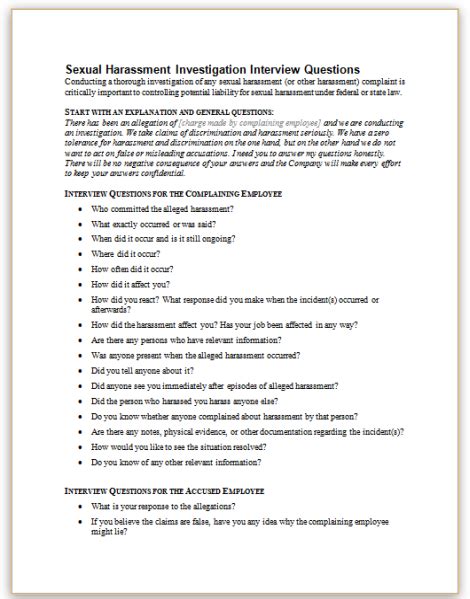 This Sample Checklist Provides Questions For Victims Of And Potential