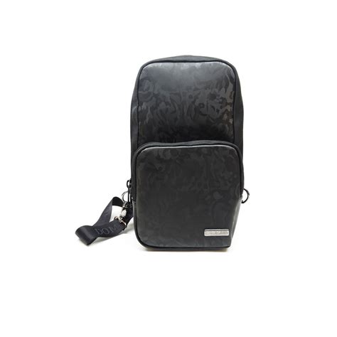 Mini Back Pack Doble Posici N Textil Tono Negro Domenicus