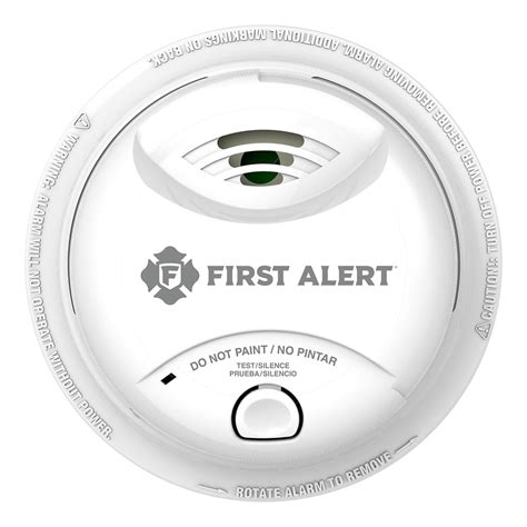 First Alert 0827B 10-Year Sealed Battery Ionization Smoke Alarm
