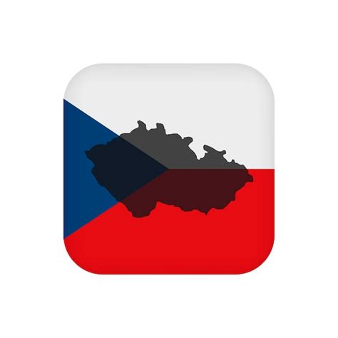 Premium Vector Czech Republic Flag Official Colors Vector Illustration