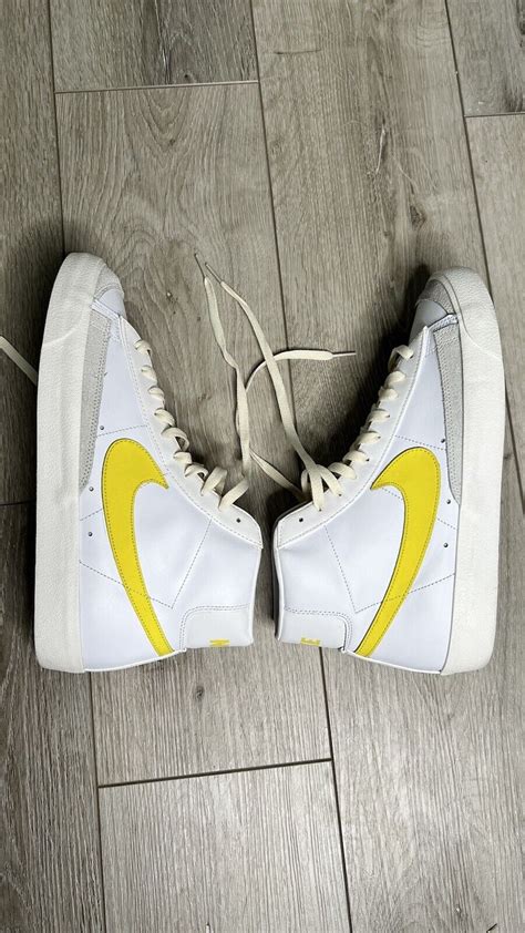 Size 115 Nike Blazer Mid 77 Vintage Opti Yellow 2019 Ebay