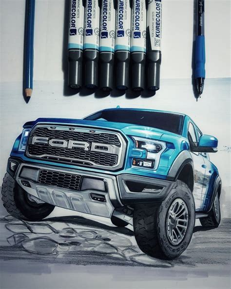 Ford Raptor Drawing at PaintingValley.com | Explore collection of Ford ...