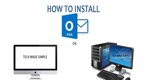 How To Install Outlook Pwa On Mac And Pc Youtube