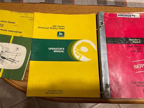 John Deere Owners Manuals BigIron Auctions