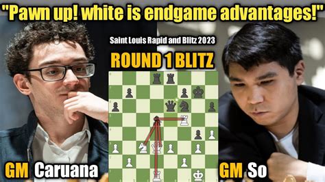 Fabiano Caruana Vs Wesley So Saint Louis Rapid Blitz Round