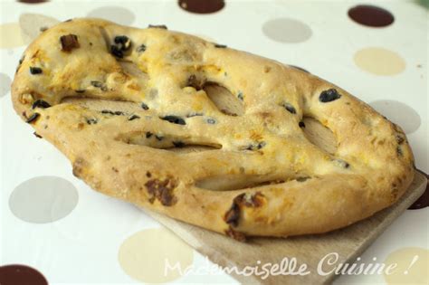 Fougasse Olives Et Tomates S Ch Es Recette De Cuisine Mademoiselle