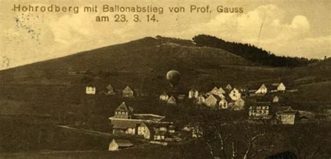 Dr Munster Alsace Elsass Ballon Ballonfahrt Gauss Hohrodberg Ak