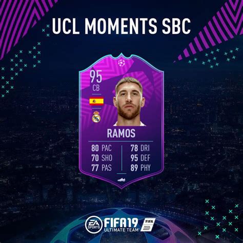 Sergio Ramos 95 UEFA Champions League Moments Sfida Creazione Rosa