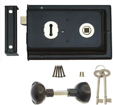 Rim Lock With Handles Set Rim Deadlock And Rim Sashlock For External