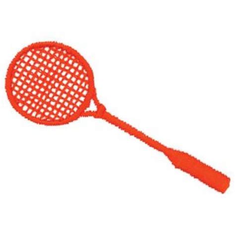 Squash Racquet Machine Embroidery Design Embroidery Library At