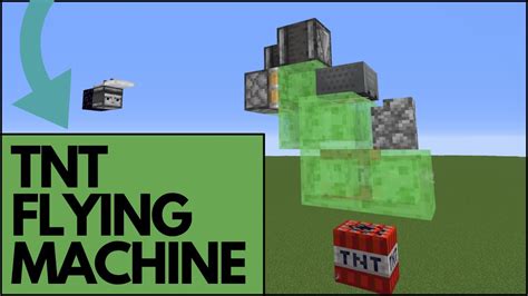 TNT Flying Machine Automatic Return System Minecraft Tutorials