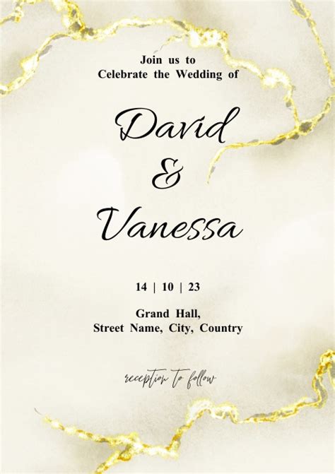 Copy Of Wedding Card Poster Postermywall