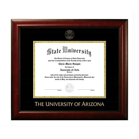 Diploma Frame University Of Arizona Scholar University Of Arizona