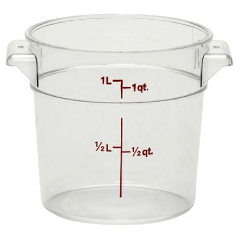 Cambro Rfscw1135 Camwear® Storage Container Round 1 Qt