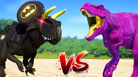 Jurassic World Evolution🌍 Batman Ultimasaurus Vs Captain T Rex Vs Spinosaurus Dinosaurs Fight