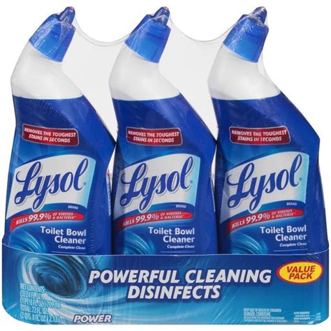 Lysol Power Complete Clean Toilet Bowl Cleaner 24 Fl Oz Instacart