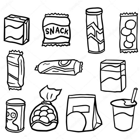 Vector set of snack — Stock Vector © ourlifelooklikeballoon.hotmail.com #104010026