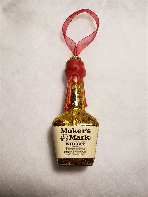 Makers Mark Christmas Ornament Etsy