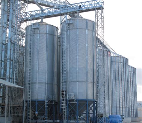 Silo Fundo C Nico Ya Ar Makine Para Cereais Em A O