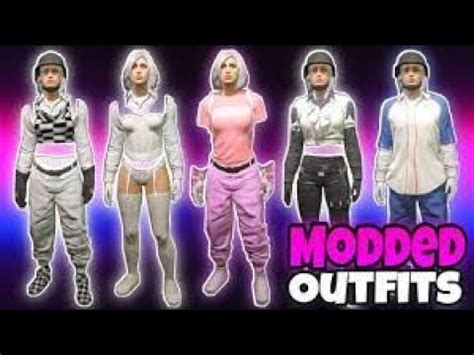 Gta Online Female Modded Outfits Showcase Youtube