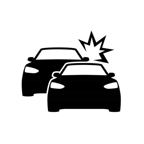 Car Crash Clip Art Black And White