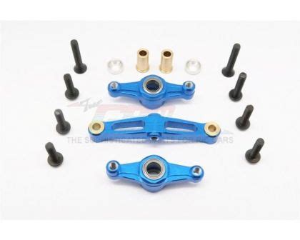 GPM Racing Alu Lenkungs Set blau für Tamiya TT02 GPMTT2B048BB TRA