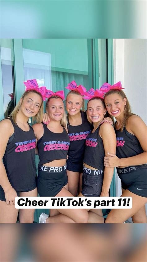 Cheer Tiktoks Part 11 Cheerleading Videos Cheer Stunts Cheer