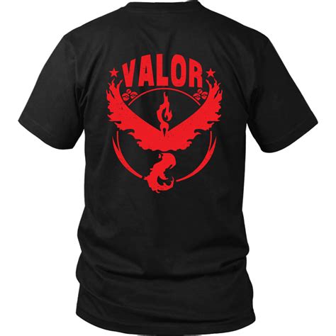 Valor Team Pokemon Go, print in back