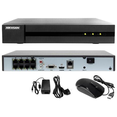 NVR HIKVISION 8 CANAUX 4K 8 MPX ONVIF POE CLOUD P2P HWN 4108MH 8P