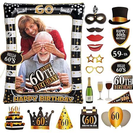 Kissdate Pcs Th Birthday Photo Booth Props Funny Diy Kit For Men