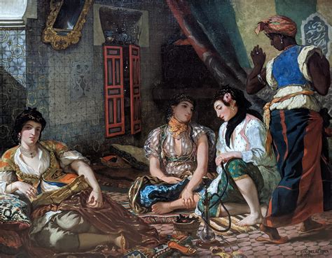 Women Of Algiers In Their Apartment Eug Ne Delacroix Sartle Rogue