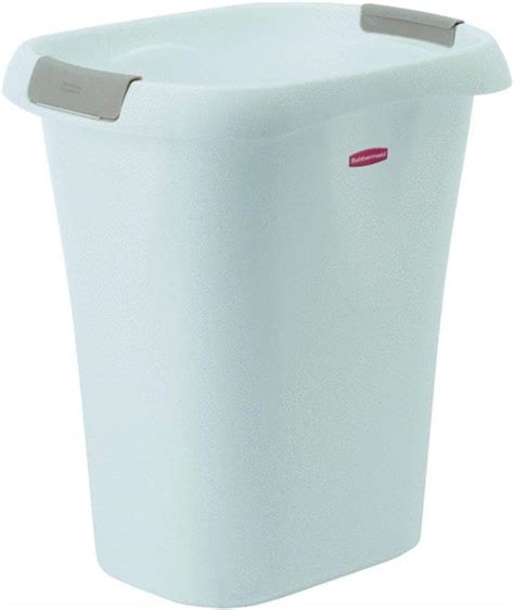 Best Rubbermaid Springtop Wastebasket Black 13gallon Life Maker