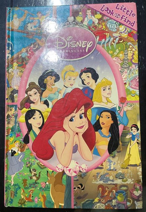 Disney Princess little look and find book for girls on Carousell