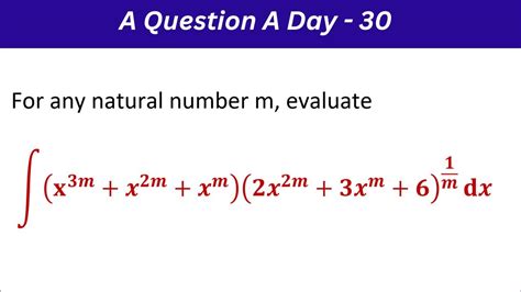 A Question A Day 30 Integration Jee Main Jee Advanced NDA