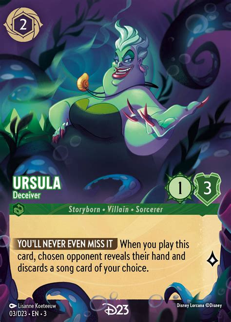 Ursula - Deceiver Lorcana Card | inkDecks.com