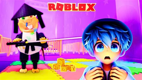 Escapa Del Beb Ninja Booby En Roblox Escape Baby Bobby Daycare