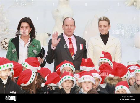 Princess Caroline, Prince Albert and Charlene Wittstock The Grimaldi
