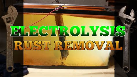 Electrolysis Rust Removal Diagram