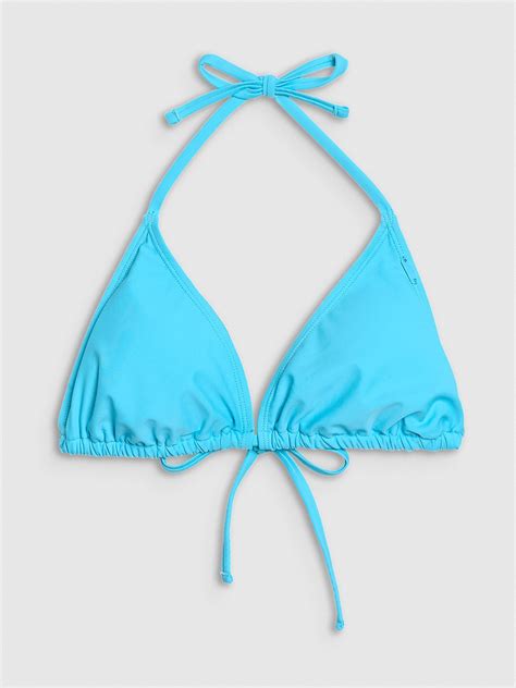 Góra od bikini damska turkusowa F Odzież obuwie i akcesoria sportowe