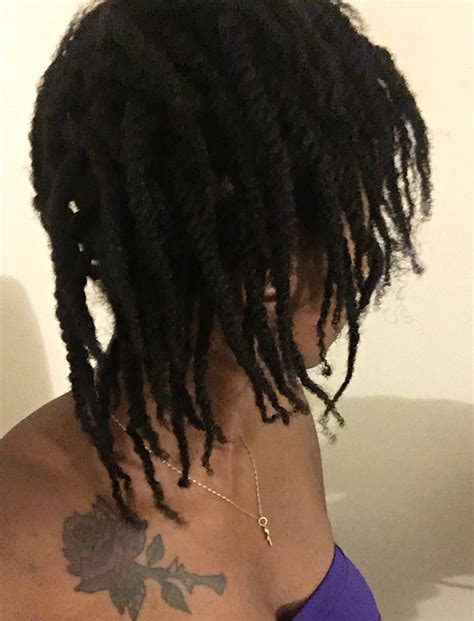 6footlonghair Loc Journey Starter Locs With Two Strand Twists Week 1 Update