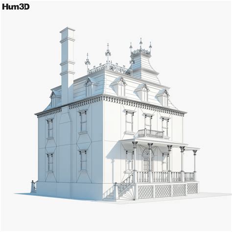 Victorian house 3D model - Download Buildings on 3DModels.org