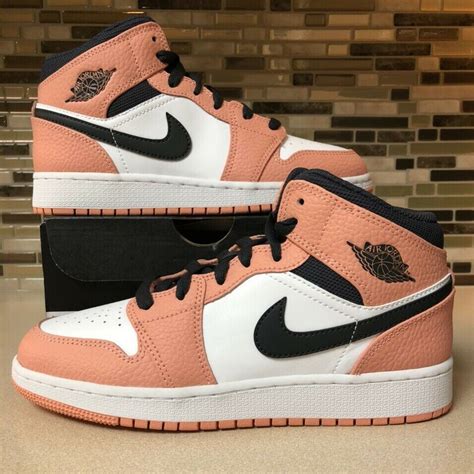 Air Jordan Mid Gs Pink Quartz Size Y Womens Jordan Shoes