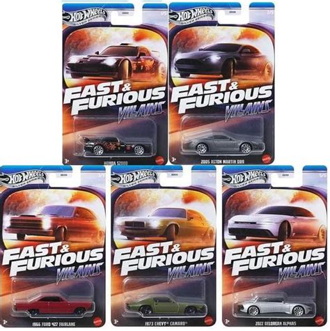 楽天市場ホットウィール Hot Wheels ワイルドスピード テーマ アソート ヴィランズ 種 セット 各 台 HNR