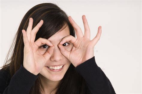 Hand Glasses Stock Photo Image Of Person Frame Cheerful 5647472